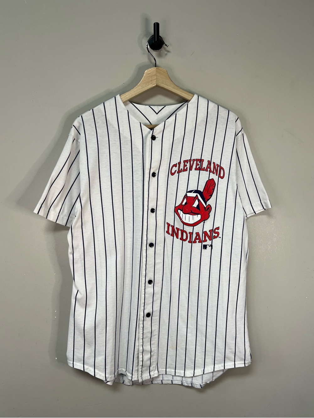 Vintage Cleveland Indians Pinstripe Jersey